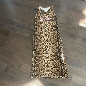 Maxi leopard dress